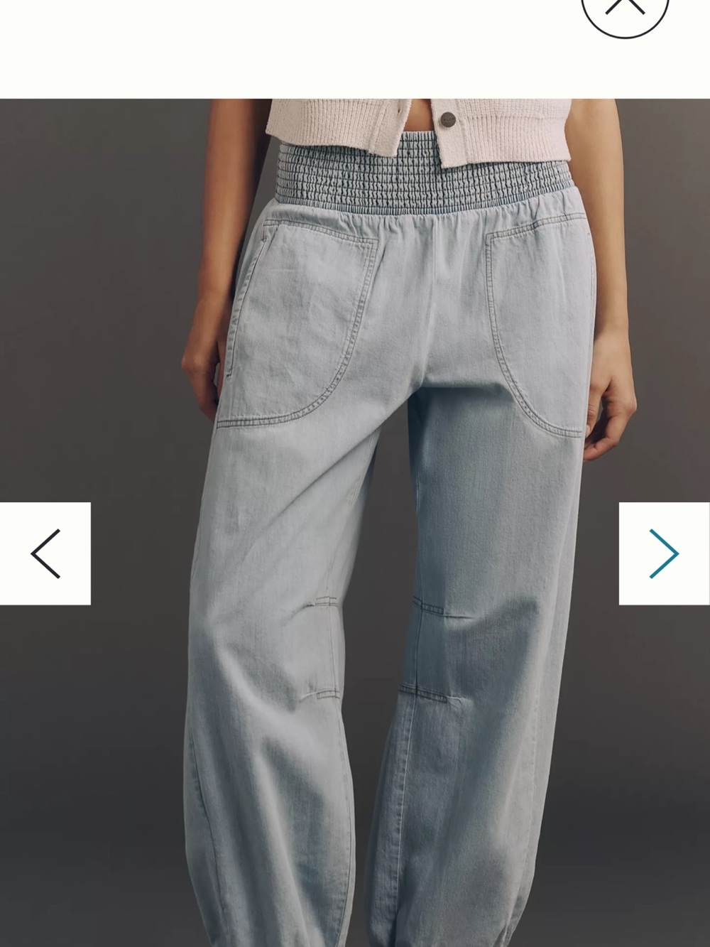 Pilcro  Reese Light Denim Joggers From Anthropologie